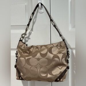 Coach Madison Phoebe Signature Jacquard Shoulder Bag F15250